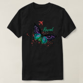 Monarch Butterfly Summer Sky T-shirt (Design voorkant)