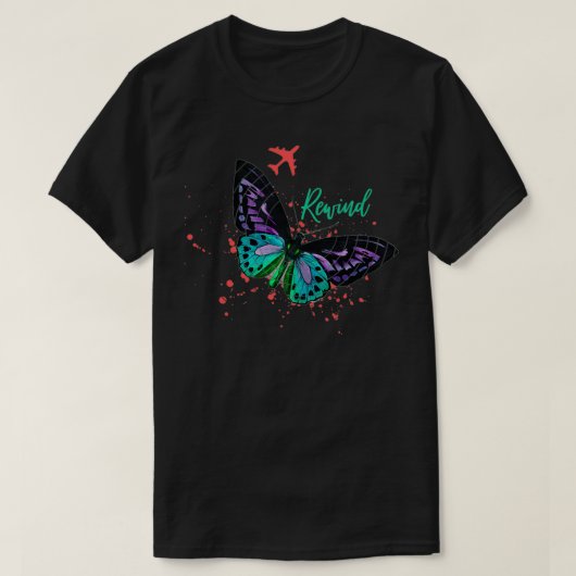 Monarch Butterfly Summer Sky T-shirt (Design voorkant)