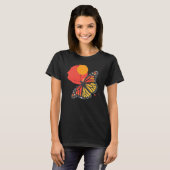 Monarch Butterfly Sun T-shirt voor dames (Voorkant volledig)