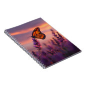 Monarch Butterfly Sunset Notitieboek (Rechterzijde)