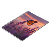 Monarch Butterfly Sunset Notitieboek (Linkerzijde)