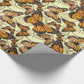 Monarch Butterfly Swirl Cadeaupapier (Hoek)