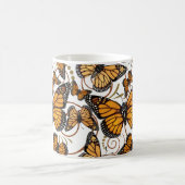Monarch Butterfly Swirl Koffiemok (Center)