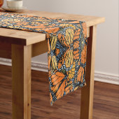 Monarch Butterfly Table Runner Korte Tafelloper (Voorbeeld)