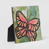 Monarch Butterfly Tafelblad Plaque Fotoplaat (Voorkant)
