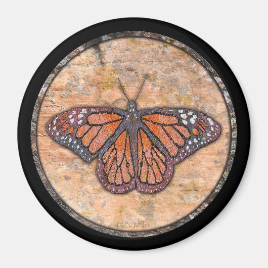 Monarch Butterfly Talking Canyons, New Mexico Magneet (Voorkant)