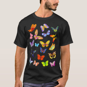Monarch Butterfly Tekening Waterverf Illu T-shirt