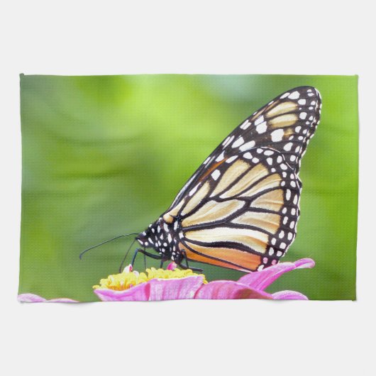 Monarch Butterfly Theedoek (Horizontaal)