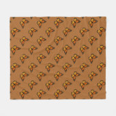 Monarch Butterfly Thema Fleece Deken (Voorkant (Horizontaal))