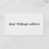 Monarch Butterfly & Tiger Lily Visitekaartje (Achterkant)