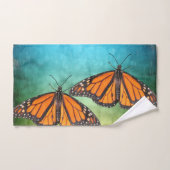 Monarch Butterfly Towel Set Bad Handdoek (Handdoek)