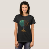 Monarch Butterfly Tree Insect Collector Entomologi T-shirt (Voorkant volledig)