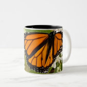 Monarch Butterfly Tweekleurige Koffiemok (Voorkant rechts)