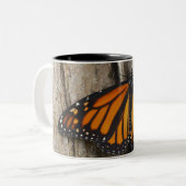 Monarch Butterfly Tweekleurige Koffiemok (Voorkant links)