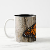 Monarch Butterfly Tweekleurige Koffiemok (Links)