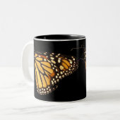 Monarch Butterfly Tweekleurige Koffiemok (Voorkant links)