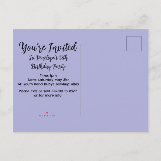 Monarch Butterfly Uitnodiging Briefkaart (Achterkant)