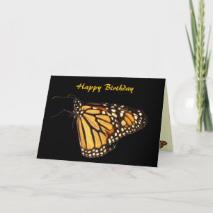 Monarch Butterfly Verjaardag Kaart