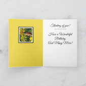 MONARCH BUTTERFLY - VERJAARDAG KAART (Binnen)