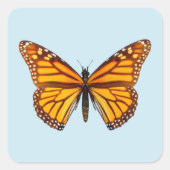 Monarch Butterfly Vierkante Sticker (Voorkant)
