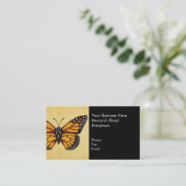 Monarch Butterfly Visitekaartje (Staand voorkant)
