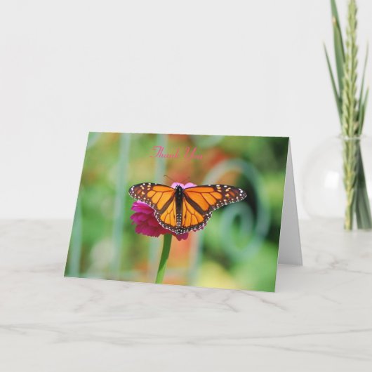 Monarch Butterfly Wenskaart Kaart (Voorkant)