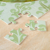 Monarch Butterfly Wildbloemen Pattered Puzzle Legpuzzel (Zijkant)