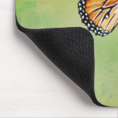 Monarch Butterfly Wildflower Art Muismat (Hoek)