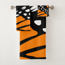 Monarch Butterfly Wing Design - Handdoekset Bad Handdoek