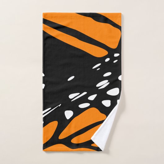Monarch Butterfly Wing Design - Handdoekset Bad Handdoek (Handdoek)