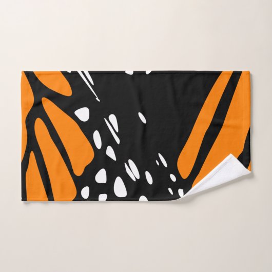 Monarch Butterfly Wing Design - Handdoekset Bad Handdoek (Handdoek)