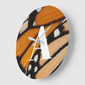 Monarch Butterfly Wing Pattern Sinaasappel en zwar Grote Klok (Hoek)