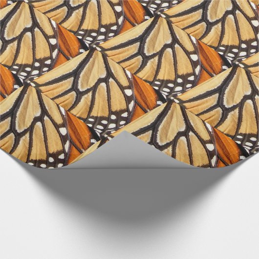 Monarch Butterfly Wing ~ Wrappapier Cadeaupapier (Hoek)