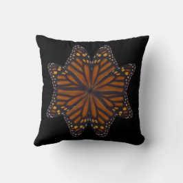 Monarch Butterfly Wings Circular Pattern Kussen
