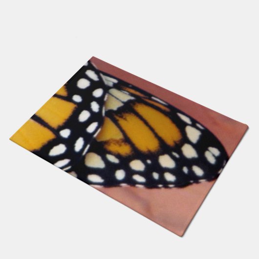 Monarch Butterfly Wings Doormat Deurmat (Schuin)