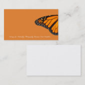 Monarch Butterfly Wings Fotografiekaart Sjabloon Visitekaartje (Voorkant / Achterkant)