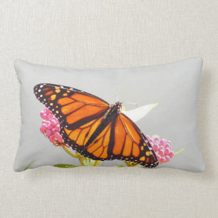 Monarch Butterfly Wings Lumbar Pillow Kussen