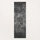 Monarch Butterfly Wings Muted Marbled Green Grey Yogamat (Achterkant)