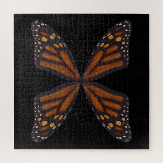Monarch Butterfly Wings Patroon Legpuzzel (Verticaal)