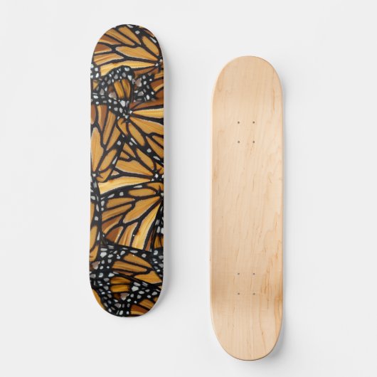 Monarch Butterfly Wings Patroon Persoonlijk Skateboard (Voorkant)