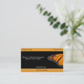 Monarch Butterfly Wings Visitekaartje (Staand voorkant)