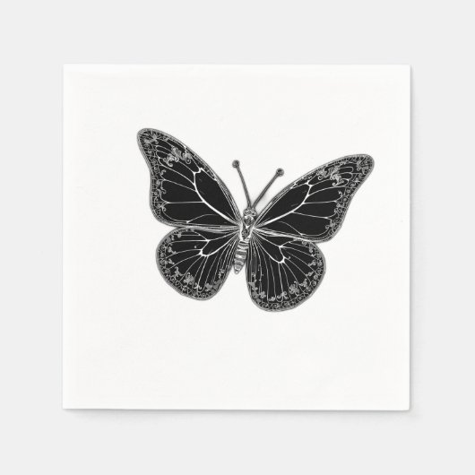 Monarch Butterfly with Detailed Wing Patterns Servet (Voorkant)