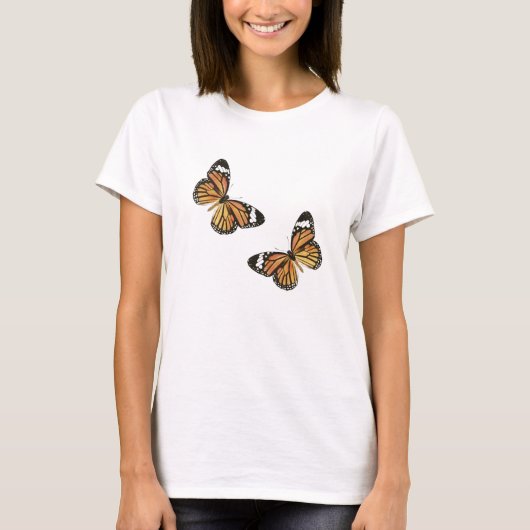 Monarch Butterfly Women's Basic T-shirt (Voorkant)