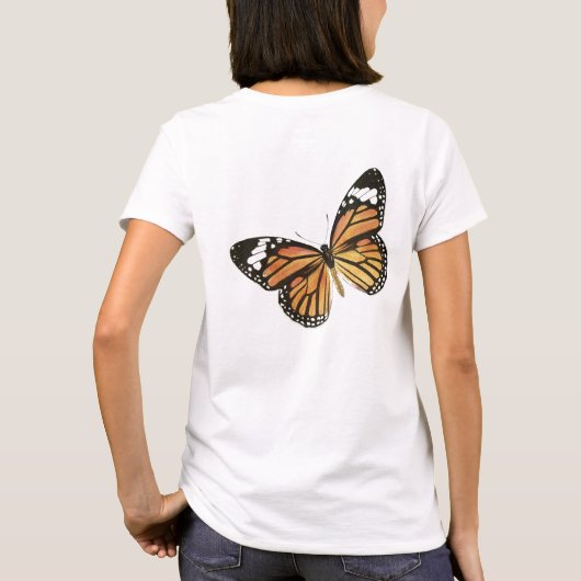 Monarch Butterfly Women's Basic T-shirt (Achterkant)