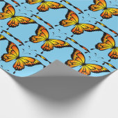 Monarch Butterfly Wrapping Paper Cadeaupapier (Hoek)