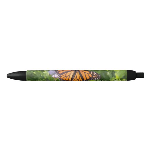 Monarch Butterfly Zwarte Inkt Pen (Voorkant)