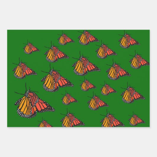 monarch butterflyse inpakpapier vel (Voorkant 3)