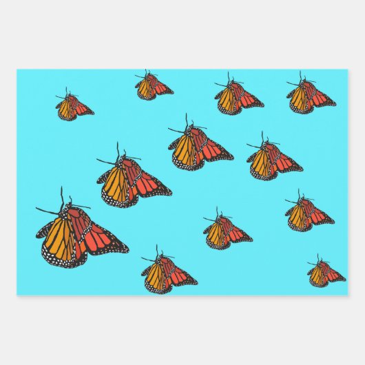 monarch butterflyse inpakpapier vel (Voorkant 2)