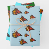 monarch butterflyse inpakpapier vel (In situ)