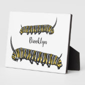 Monarch caterpijler cartoon illustratie fotoplaat (Zijkant)